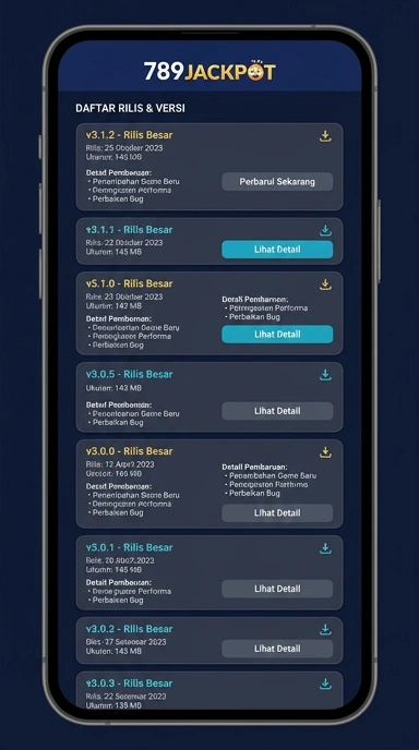 Tampilan riwayat versi 789jackpot