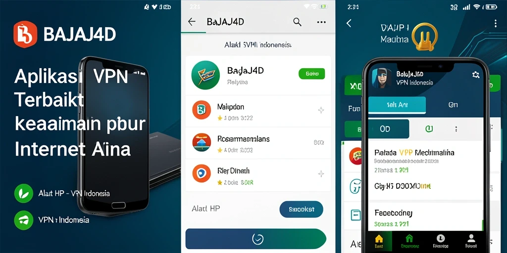 Tampilan antarmuka aplikasi BAJAJ4D yang intuitif dan menarik.